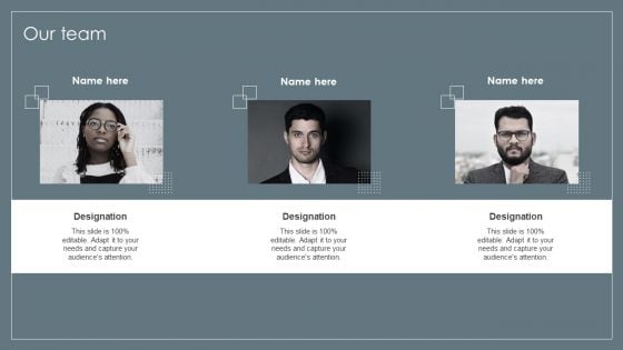 Our Team Retail Business Growth Marketing Techniques Mockup PDF Our Team Retail Business Growth Marketing Techniques Mockup PDF