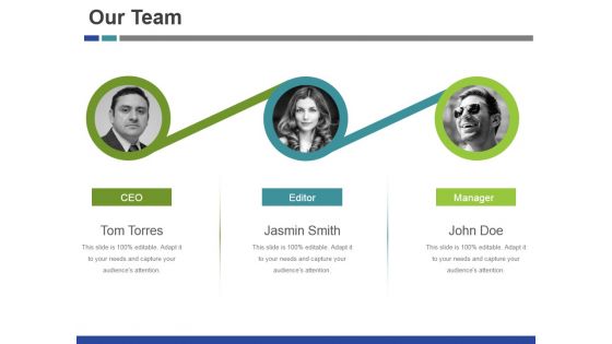 Our Team Template 1 Ppt PowerPoint Presentation Icon Slide