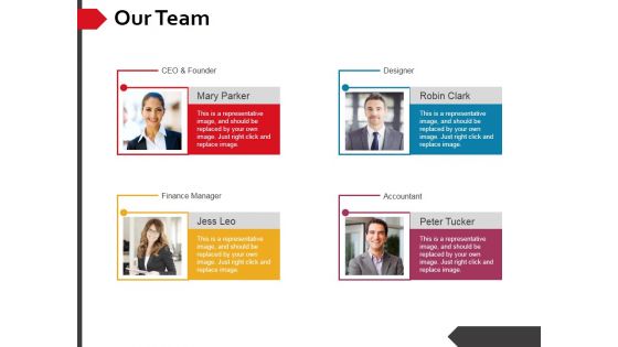 Our Team Template 2 Ppt PowerPoint Presentation Icon Slides