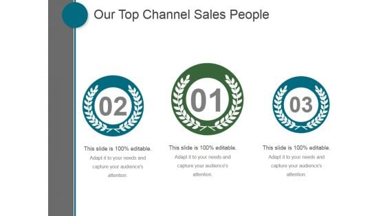 Our Top Channel Sales People Ppt PowerPoint Presentation Summary