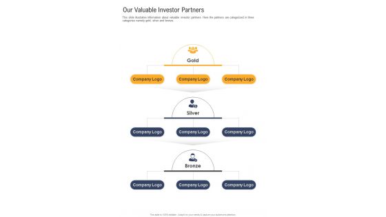 Our Valuable Investor Partners One Pager Documents