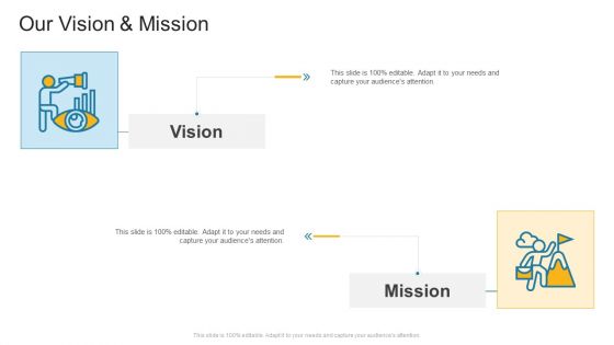 Our Vision And Mission Company Profile Ppt Gallery Example PDF