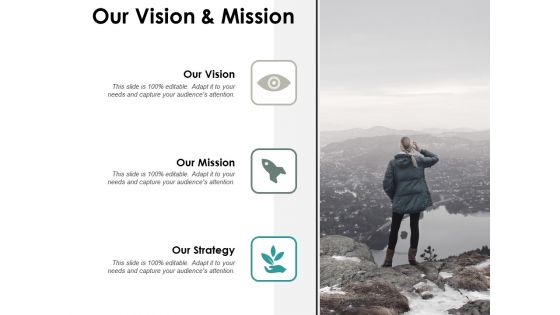 Our Vision And Mission Ppt PowerPoint Presentation Inspiration Outline