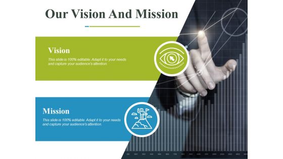 Our Vision And Mission Ppt PowerPoint Presentation Inspiration Topics