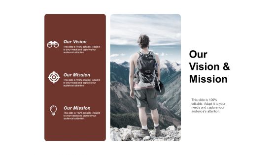 Our Vision And Mission Ppt Powerpoint Presentation Outline Deck