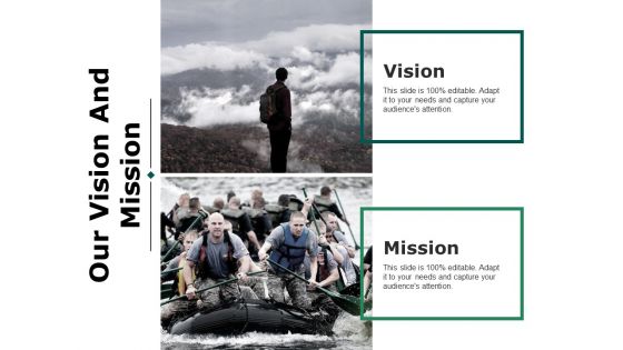 Our Vision And Mission Ppt PowerPoint Presentation Visual Aids Styles