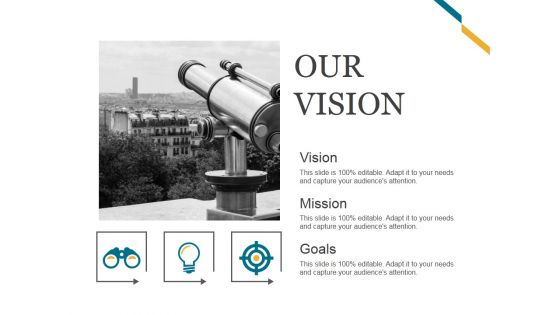 Our Vision Ppt PowerPoint Presentation File Diagrams