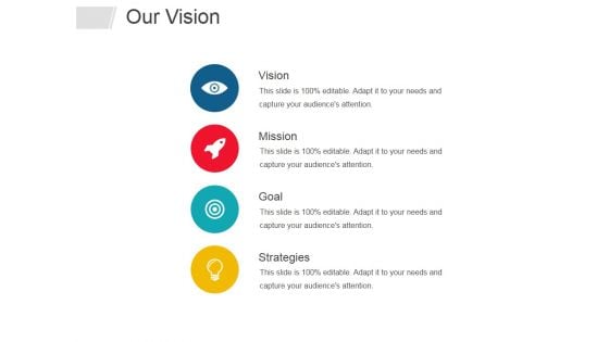 Our Vision Ppt PowerPoint Presentation Infographics Infographics