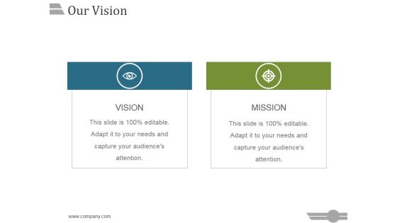 Our Vision Ppt PowerPoint Presentation Show