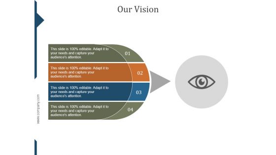 Our Vision Ppt PowerPoint Presentation Visual Aids