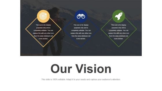 Our Vision Template 1 Ppt PowerPoint Presentation Styles Background Designs