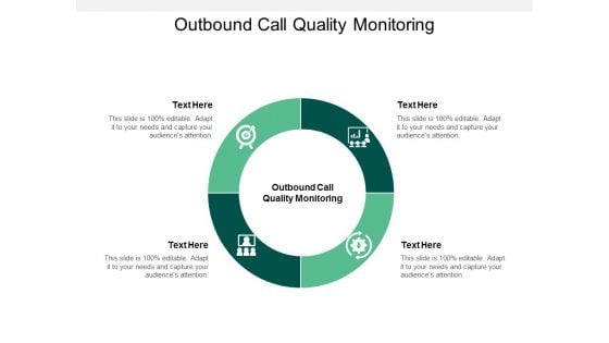 Outbound Call Quality Monitoring Ppt PowerPoint Presentation Pictures Skills Cpb