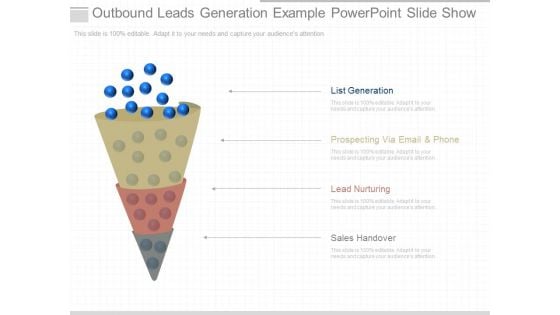 Outbound Leads Generation Example Powerpoint Slide Show