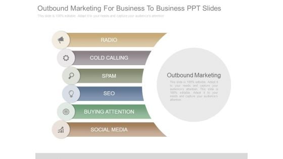 Outbound Marketing For Business To Business Ppt Slides