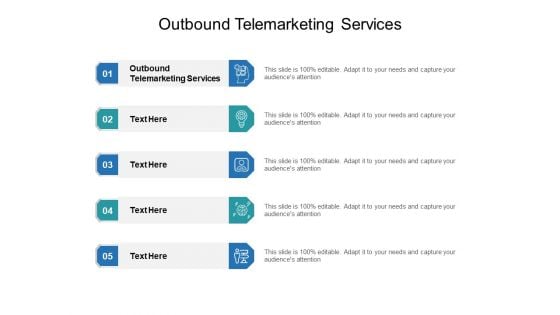 Outbound Telemarketing Services Ppt PowerPoint Presentation Professional Designs Cpb