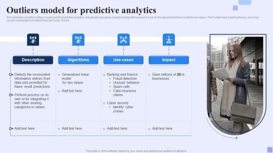 Outliers Model For Predictive Analytics Forward Looking Analysis IT Mockup PDF