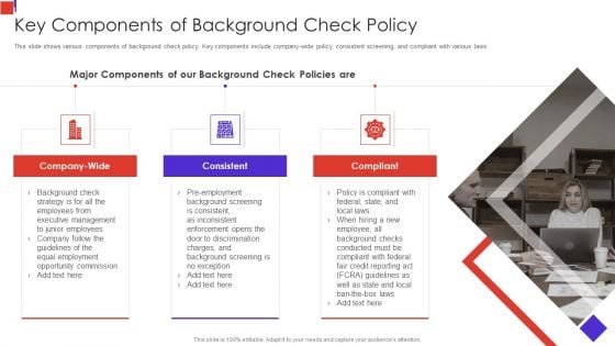 Outline Of Employee Recruitment Key Components Of Background Check Policy Pictures PDF Outline Of Employee Recruitment Key Components Of Background Check Policy Pictures PDF
