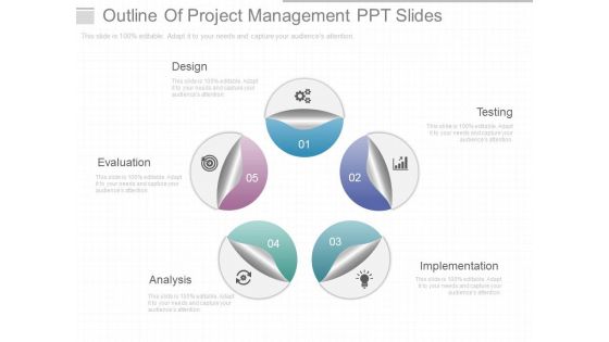 Outline Of Project Management Ppt Slides