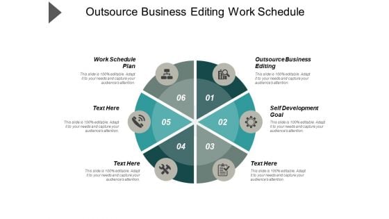 Outsource Business Editing Work Schedule Plan Self Development Goal Ppt PowerPoint Presentation Icon Ideas