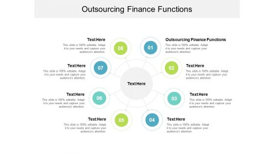 Outsourcing Finance Functions Ppt PowerPoint Presentation Pictures Design Templates Cpb