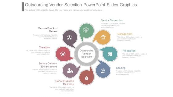 Outsourcing Vendor Selection Powerpoint Slides Graphics