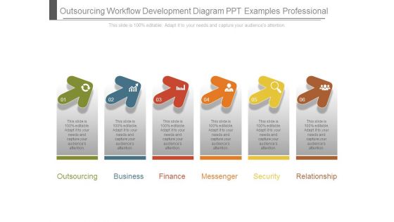 Outsourcing Workflow Development Diagram Ppt Examples Professional