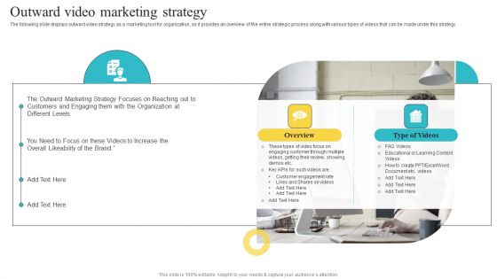 Outward Video Marketing Strategy Playbook For Social Media Platform Video Marketing Elements PDF Outward Video Marketing Strategy Playbook For Social Media Platform Video Marketing Elements PDF
