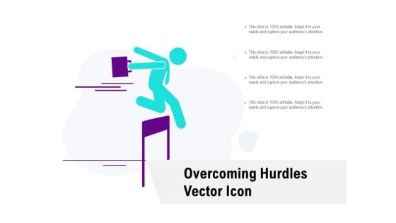 Overcoming Hurdles Vector Icon Ppt PowerPoint Presentation Styles Good