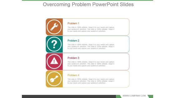 Overcoming Problem Powerpoint Slides