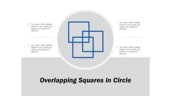 Overlapping Squares In Circle Ppt PowerPoint Presentation Gallery Structure