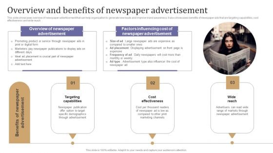 Overview And Benefits Of Newspaper Advertisement Topics PDF