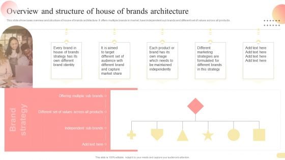 Overview And Structure Of House Of Brands Architecture Multi Branding Approaches For Different Template PDF