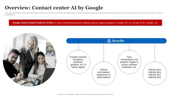 Overview Contact Center AI By Google Template PDF