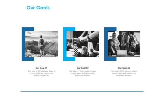 Overview Healthcare Business Management Our Goals Ppt Portfolio Graphics Example PDF