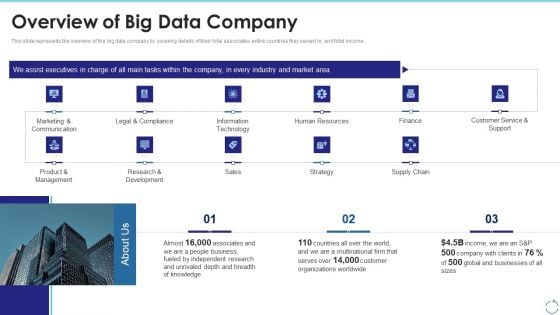 Overview Of Big Data Company Ppt Layouts Rules PDF