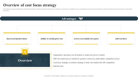 Overview Of Cost Focus Strategy Implementing Focus Strategy To Improve Pictures PDF Overview Of Cost Focus Strategy Implementing Focus Strategy To Improve Pictures PDF