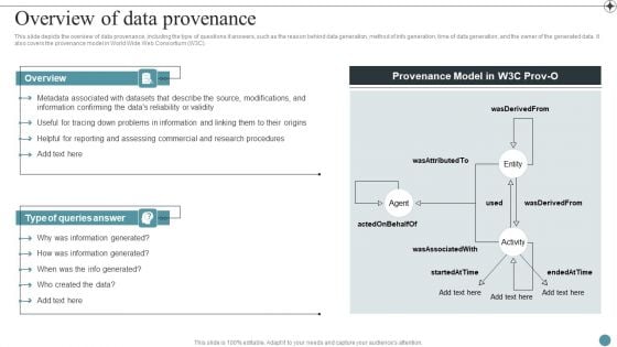 Overview Of Data Provenance Deploying Data Lineage IT Professional PDF