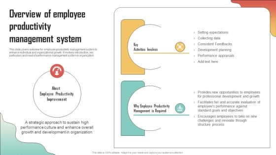 Overview Of Employee Productivity Management Enhancing Organization Productivity By Implementing Guidelines PDF