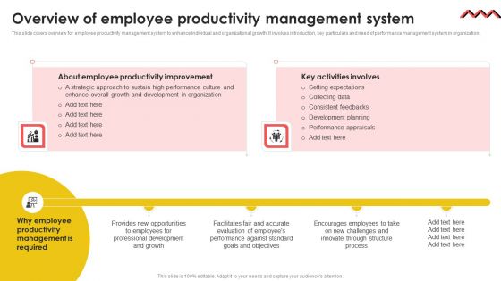 Overview Of Employee Productivity Management System Brochure PDF