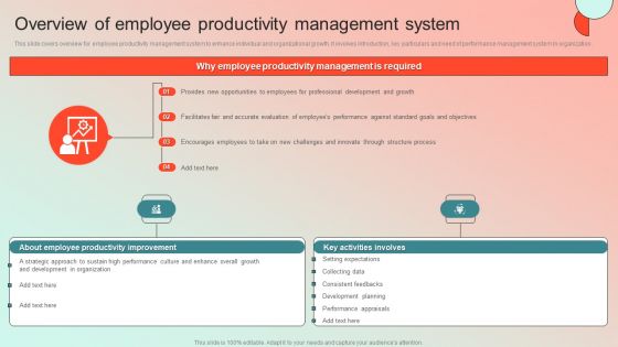 Overview Of Employee Productivity Management System Formats PDF