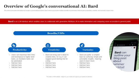 Overview Of Googles Conversational AI Bard Designs PDF