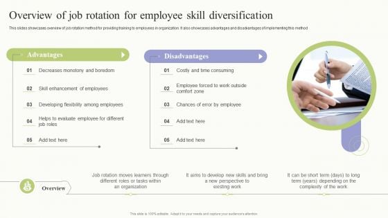 Overview Of Job Rotation For Employee Skill Diversification Rules PDF Overview Of Job Rotation For Employee Skill Diversification Rules PDF