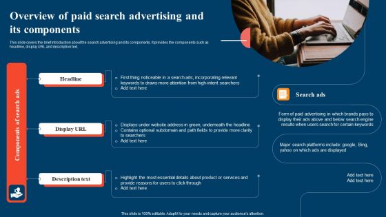 Overview Of Paid Search Advertising And Its Components Ppt Show Tips PDF