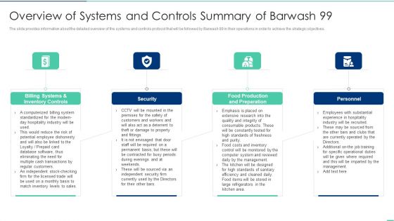Overview Of Systems And Controls Summary Of Barwash 99 Ppt Professional PDF Overview Of Systems And Controls Summary Of Barwash 99 Ppt Professional PDF