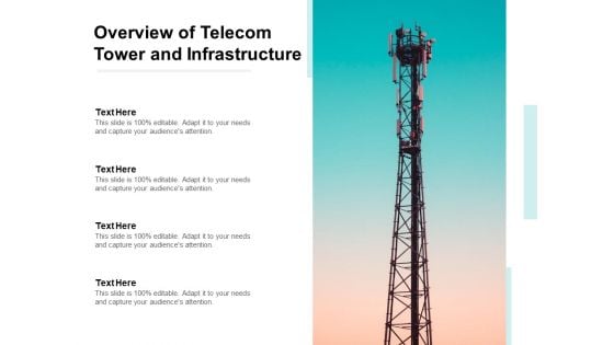 Overview Of Telecom Tower And Infrastructure Ppt PowerPoint Presentation Show Display