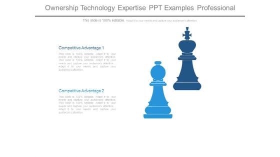 Ownership Technology Expertise Ppt Examples Professional