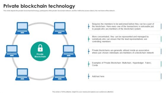 P2P Ledger Private Blockchain Technology Slides PDF P2P Ledger Private Blockchain Technology Slides PDF