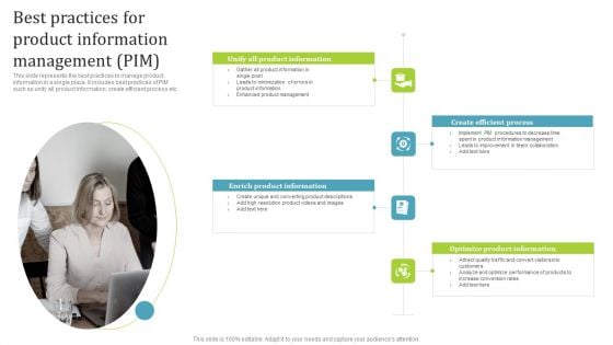 PIM Software Deployment To Enhance Conversion Rates Best Practices For Product Information Management PIM Portrait PDF