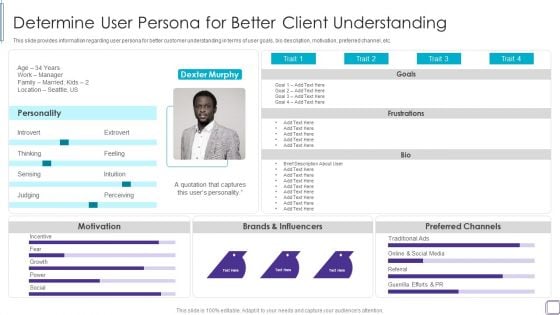 PMP Success Factors IT Determine User Persona For Better Client Understanding Download PDF