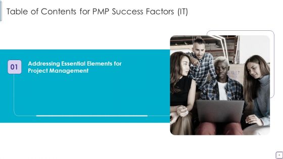 PMP Success Factors IT Ppt PowerPoint Presentation Complete Deck With Slides
